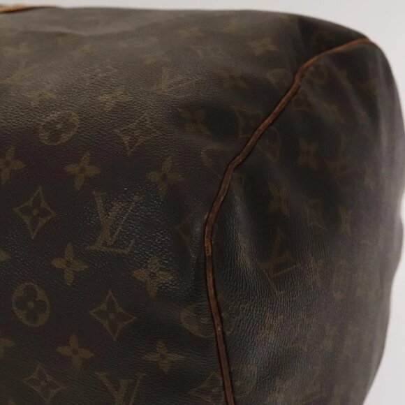 LOUIS VUITTON Monogram Keepall 55 Boston Bag M41424 LV Auth 134208 - Picture 4 of 16